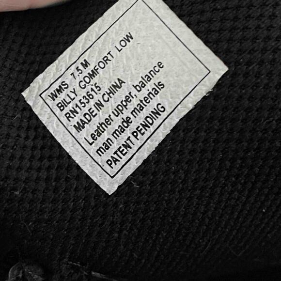 Billy Comfort Lo Zip Around Black Sneaker - Picture 7 of 7